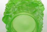 Vaso de cristal verde. Faltando parte de cima d... - Vaso de cristal verde. Faltando parte de cima de encaixar.