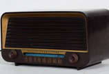 Radio Philco Transitone com caixa de madeira, a... - Radio Philco Transitone com caixa de madeira, anos 50 