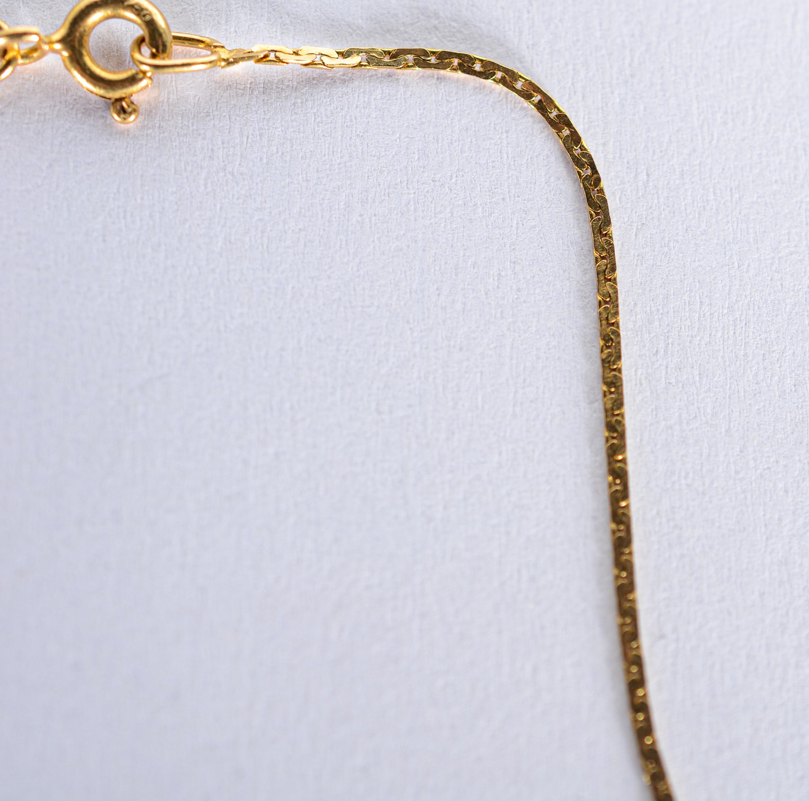 Pulseira de ouro 18 k., contraste 750 mls. (Por motivos de segurança... - foto 3 de 5