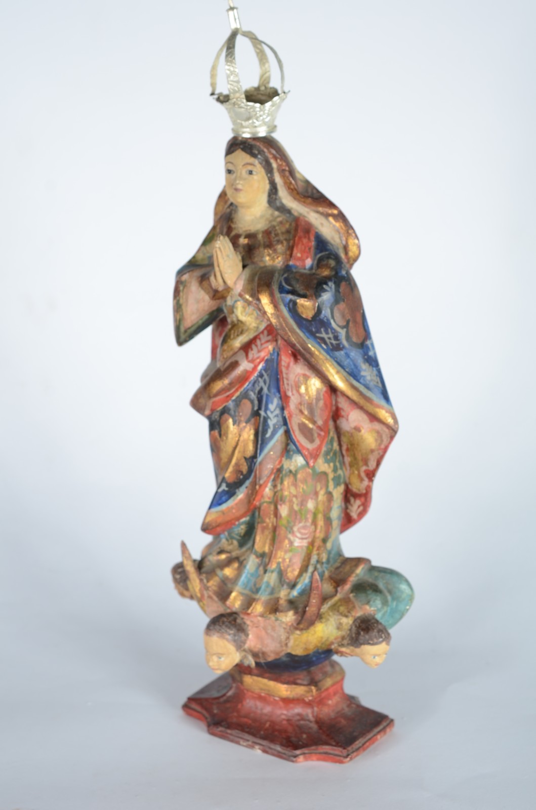 Nossa Senhora da Conceição - Antiga imagem de madeira policromada e... - foto 4 de 7