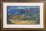 Emeric Marcier (1916-1990), Tiradentes vista de... - Óleo sobre tela - datado 1967.