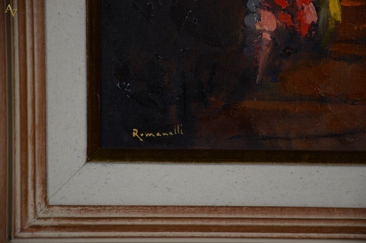 ROMANELLI (1945) - Procissão - ost - 40 x 50 - datado 2000 - foto 3 de 3