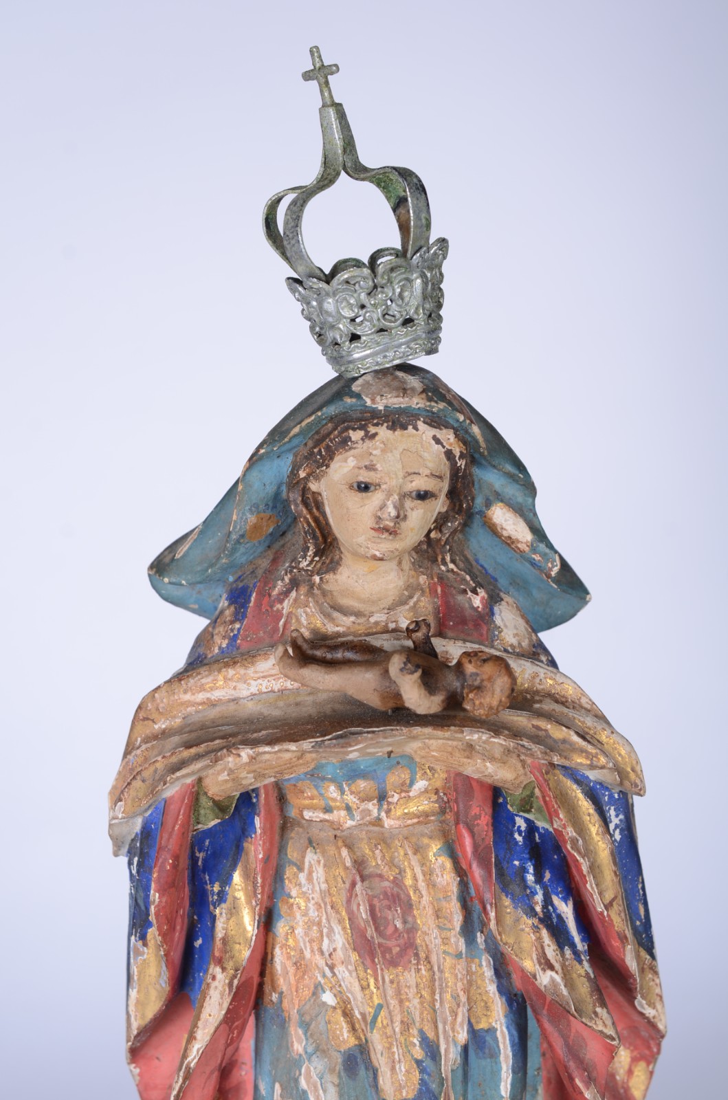 Nossa Senhora da Apresentação - Antiga imagem de madeira policromada... - foto 2 de 6