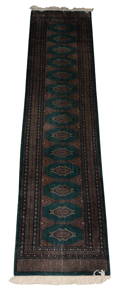 Passadeira Pakistan. Medidas 3,10 x 0,73 m.