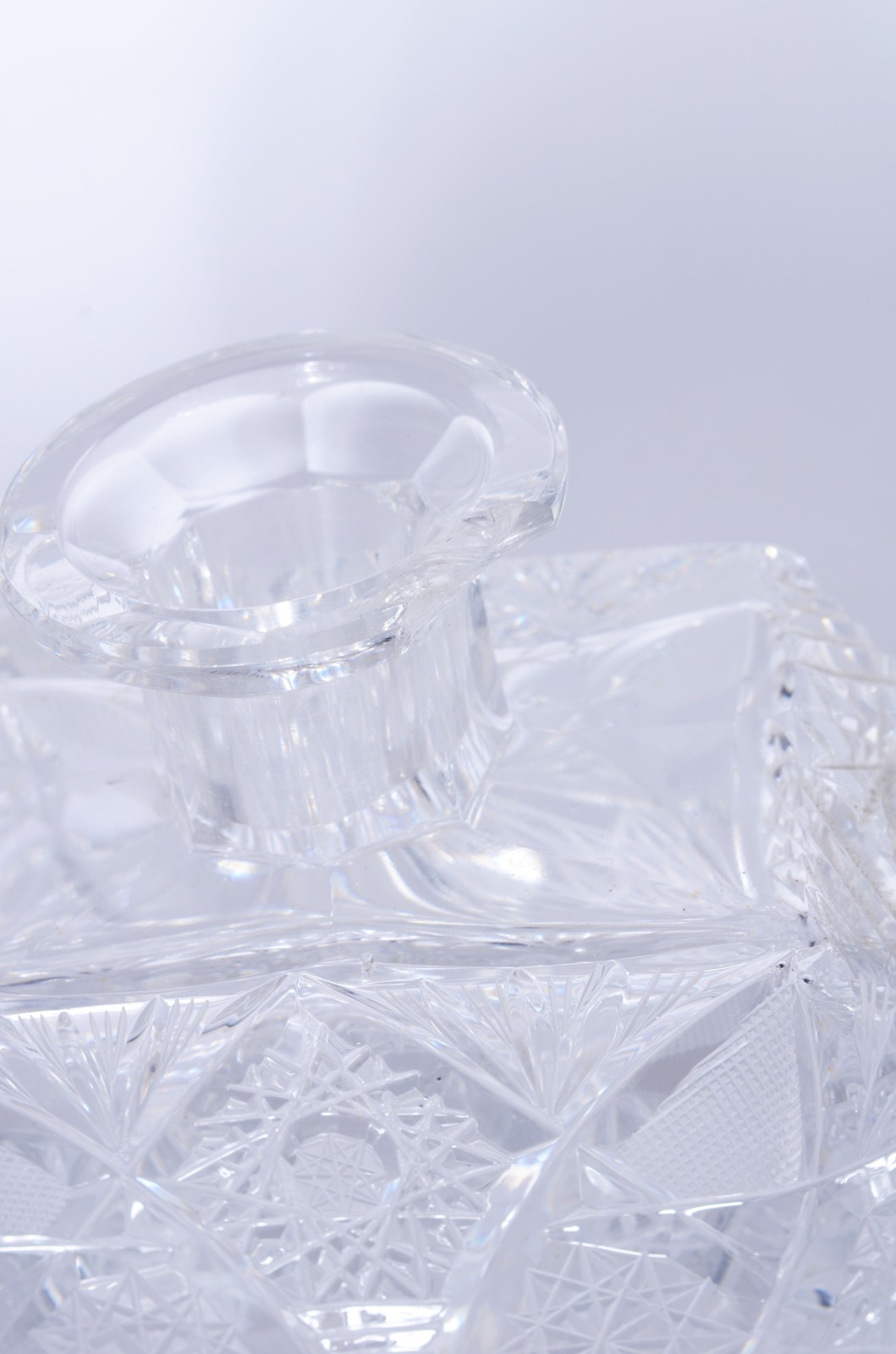 Diversas peças de cristal/ vidro, sendo: vaso, fruteira feitio... - foto 4 de 10