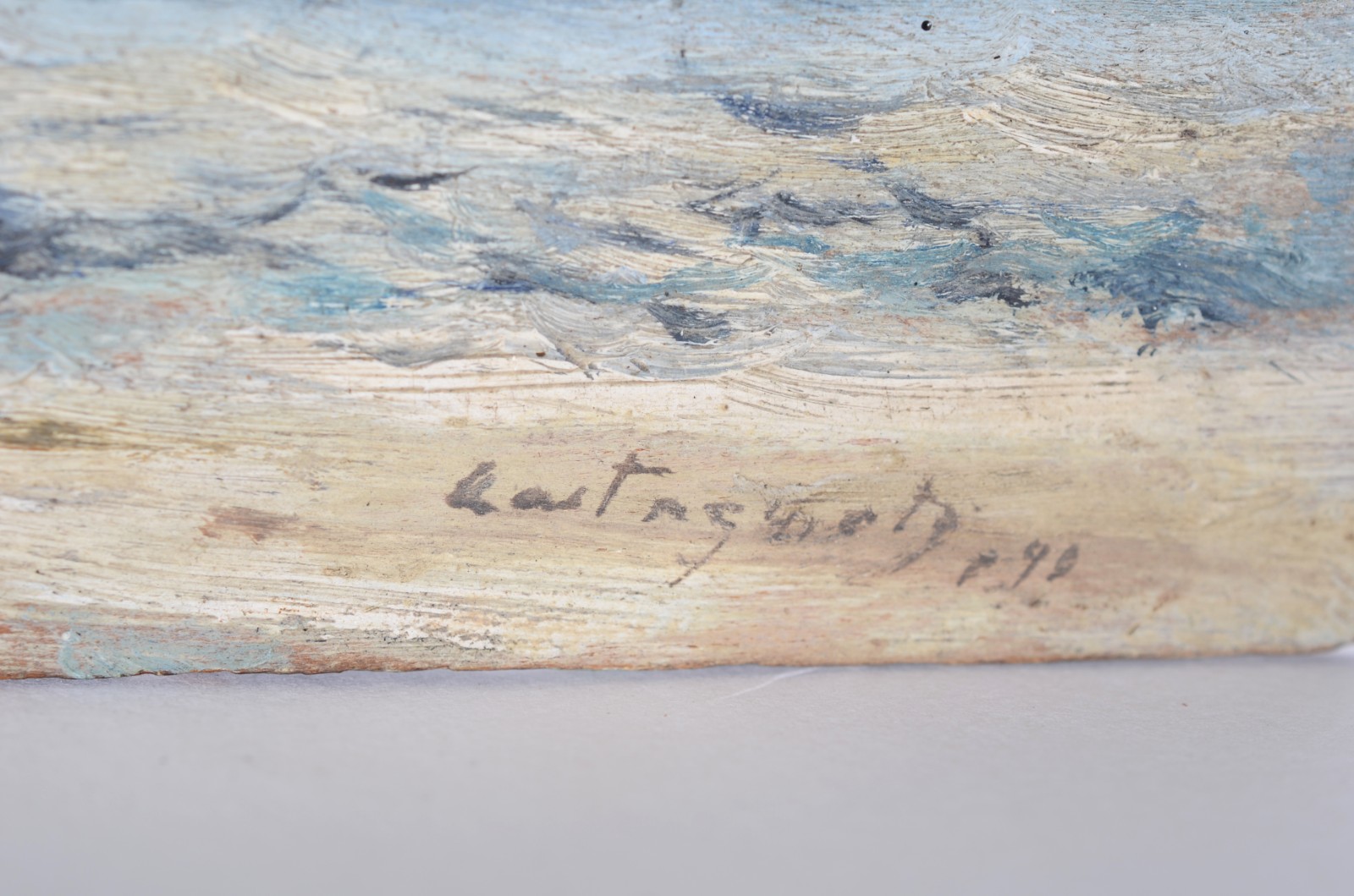 Castagneto (1851-1900), Marinha com Barcos - foto 2 de 4