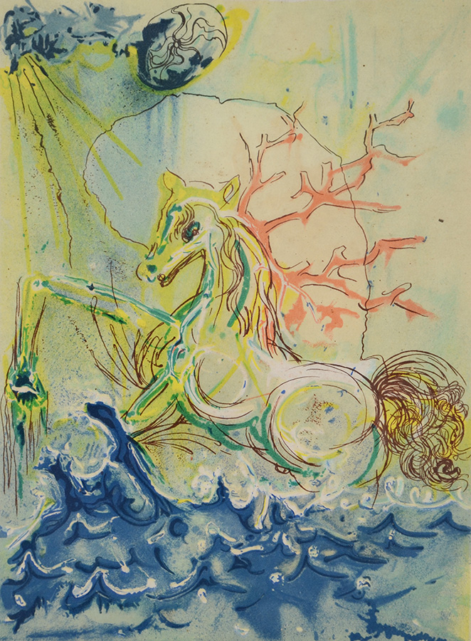 SALVADOR DALI (1904 - 1989) - Cavalo - litografia 71/250 - 41 x 30 - foto 2 de 4