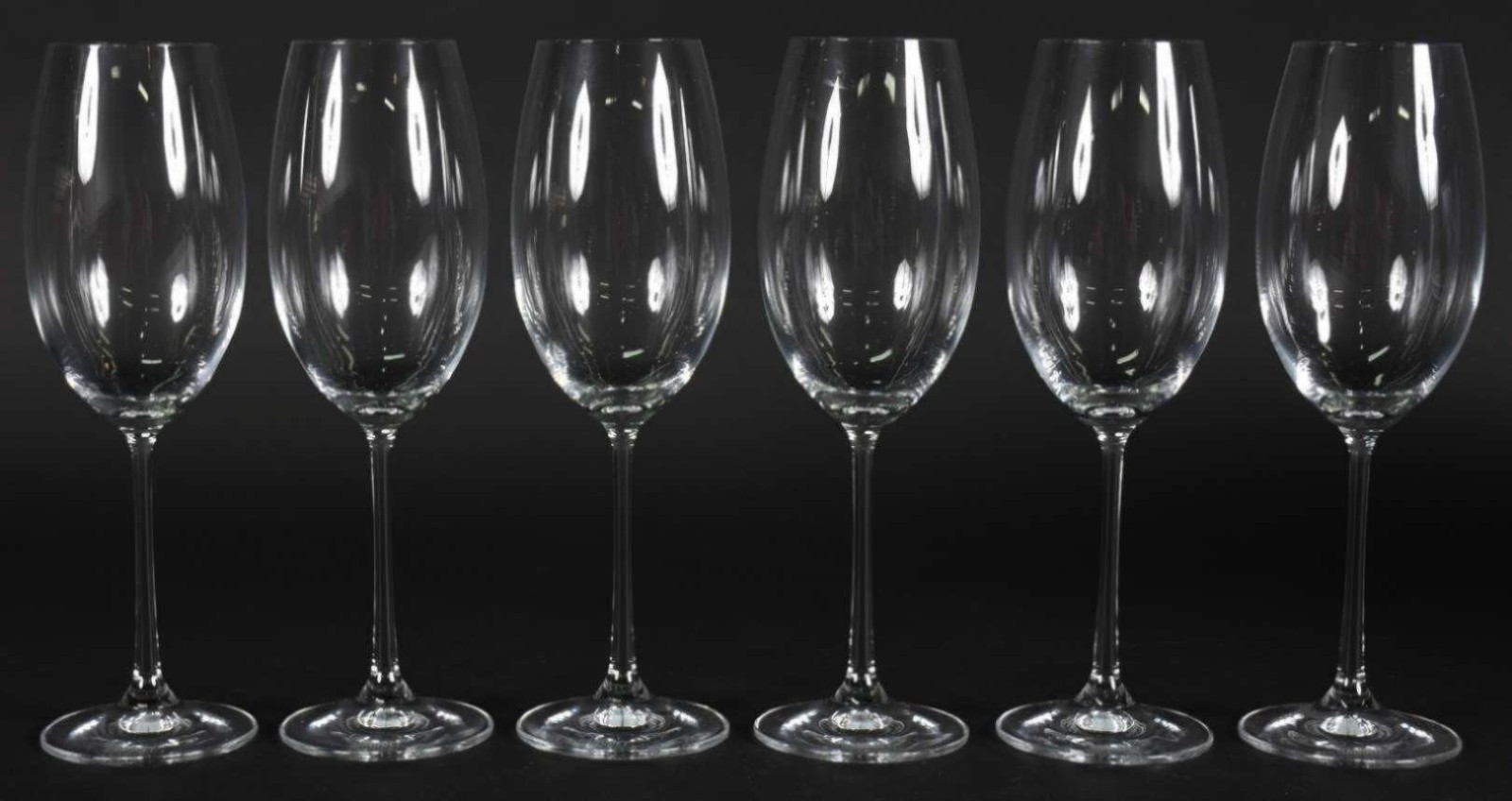 Seis taças de cristal para vinho, 230 ml. - foto 2 de 4