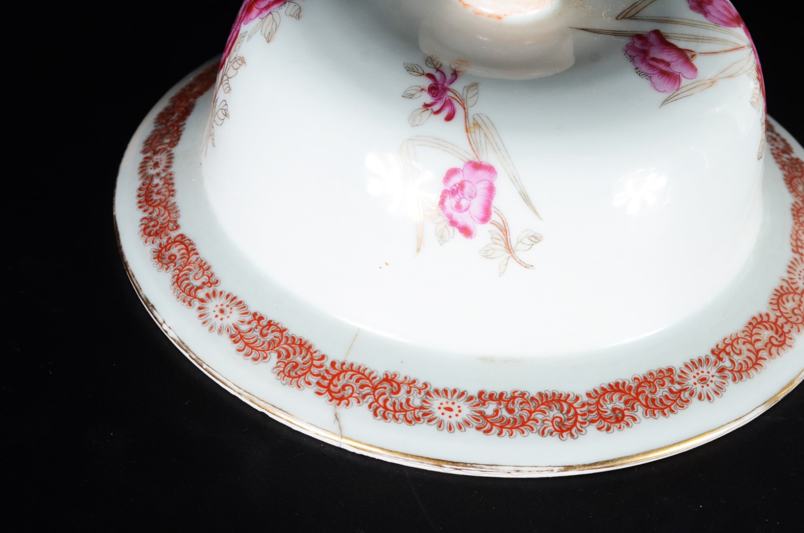 Par de potiches de porcelana decorados com figuras de navios em... - foto 5 de 6