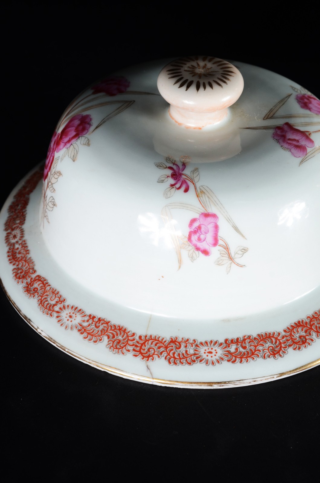 Par de potiches de porcelana decorados com figuras de navios em... - foto 6 de 6