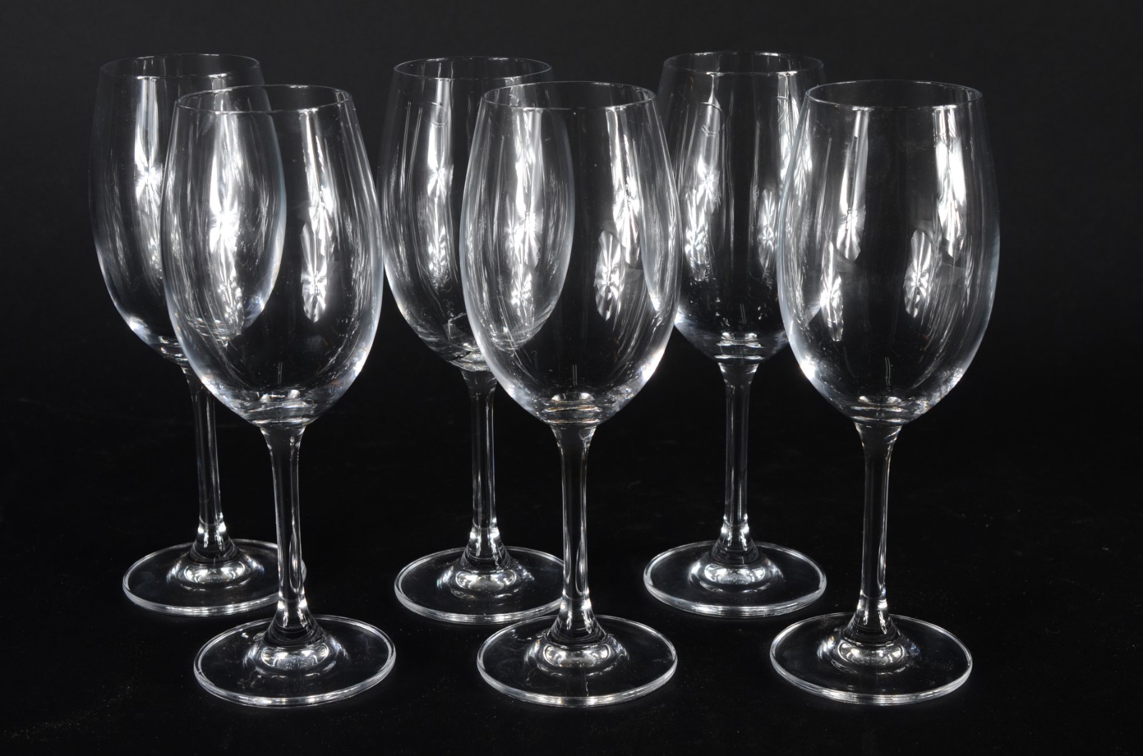 Seis taças de cristal para vinho, 230 ml. - foto 1 de 4