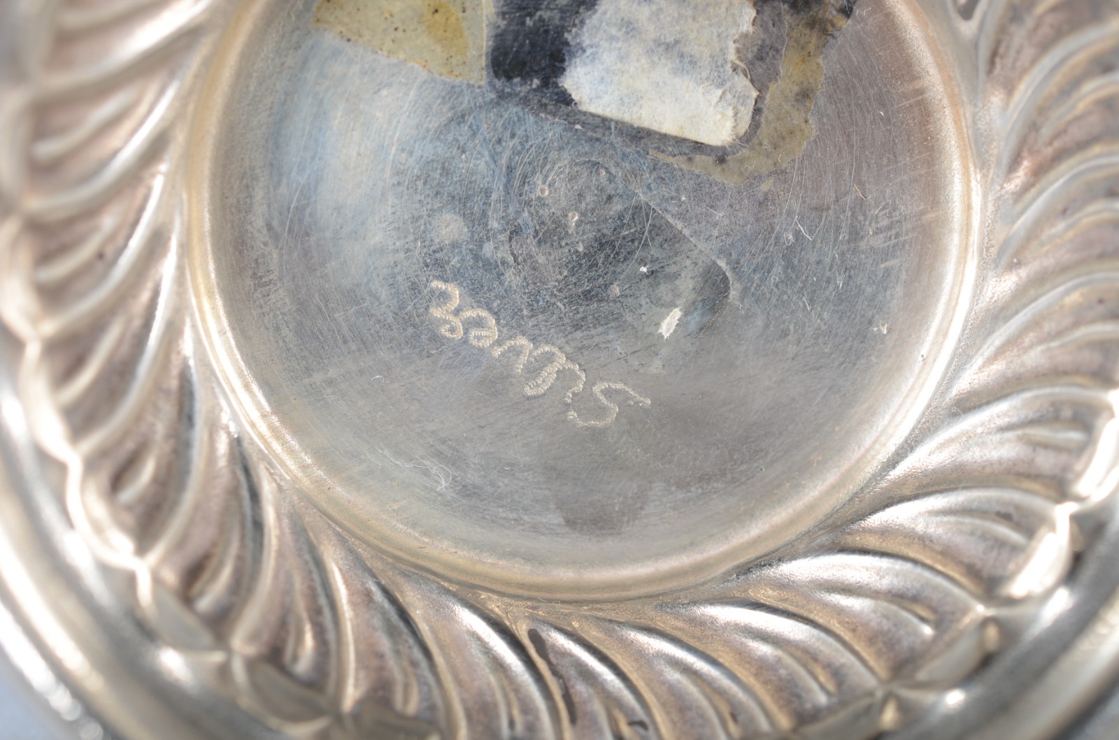 Par de esculturas de prata representando "dançarinas indianas". Peso... - foto 8 de 8