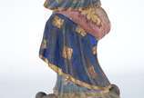 Nossa Senhora da Conceição - Antiga imagem de m... - Nossa Senhora da Conceição - Antiga imagem de madeira policromada e dourada, coroa de prata (sem as mãos). Século XIX. Desgastes do tempo.