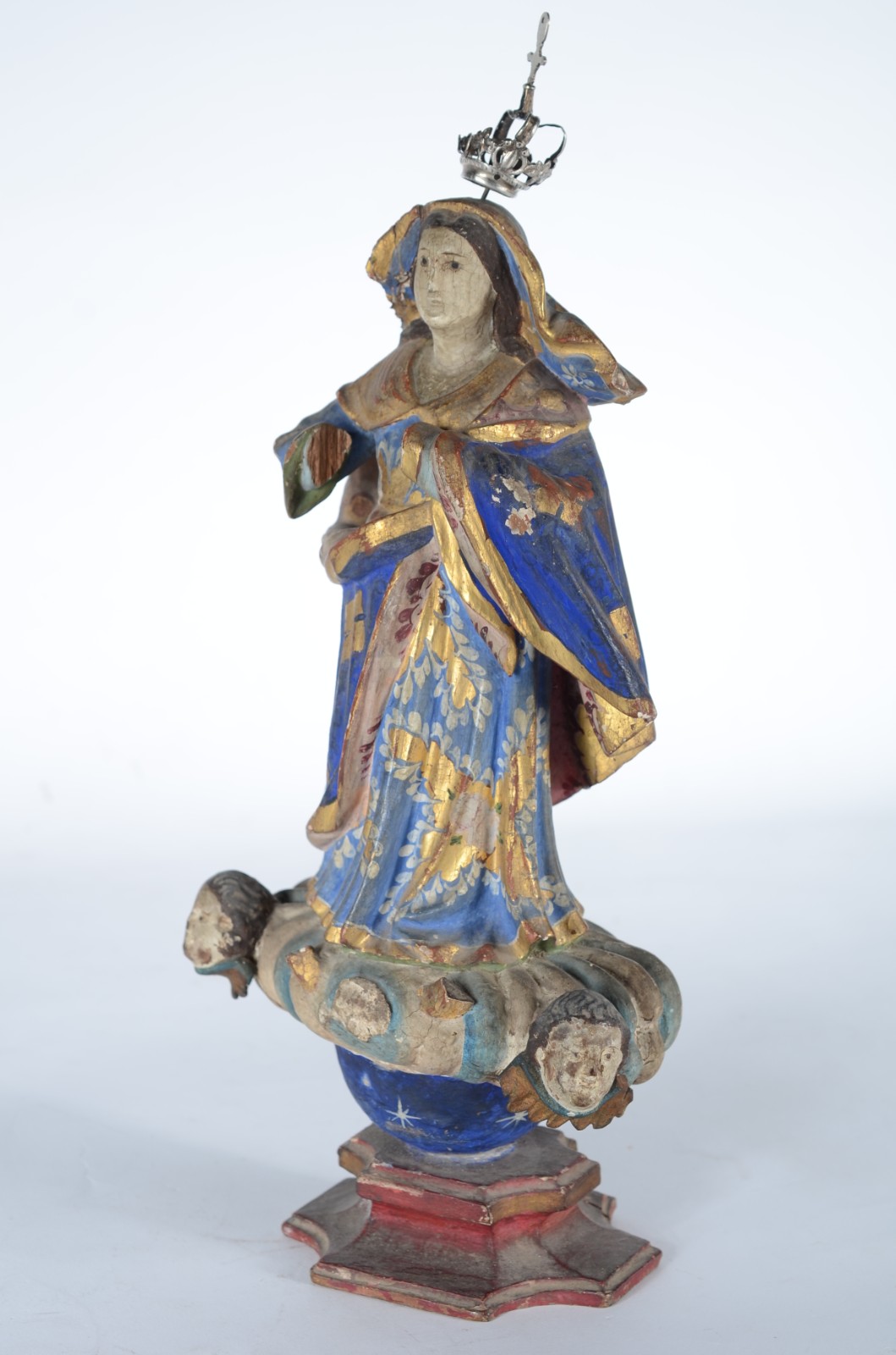 Nossa Senhora da Conceição - Antiga imagem de madeira policromada e... - foto 4 de 8