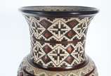 Grande vaso de cerâmica Marajoara. - Grande vaso de cerâmica Marajoara.