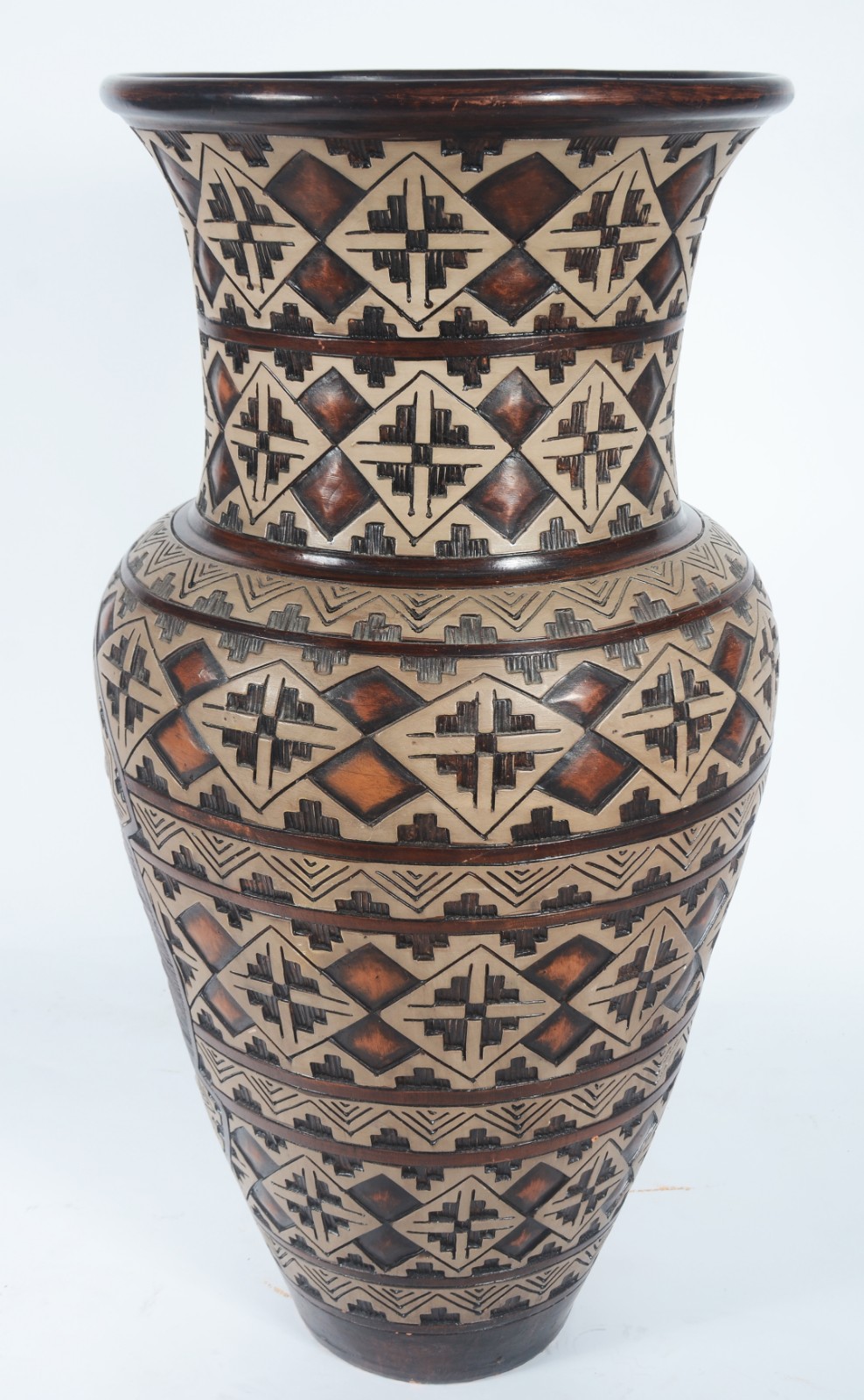 Grande vaso de cerâmica Marajoara. - foto 5 de 6