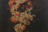 Escola Holandesa, Flores - Óleo sobre tela.