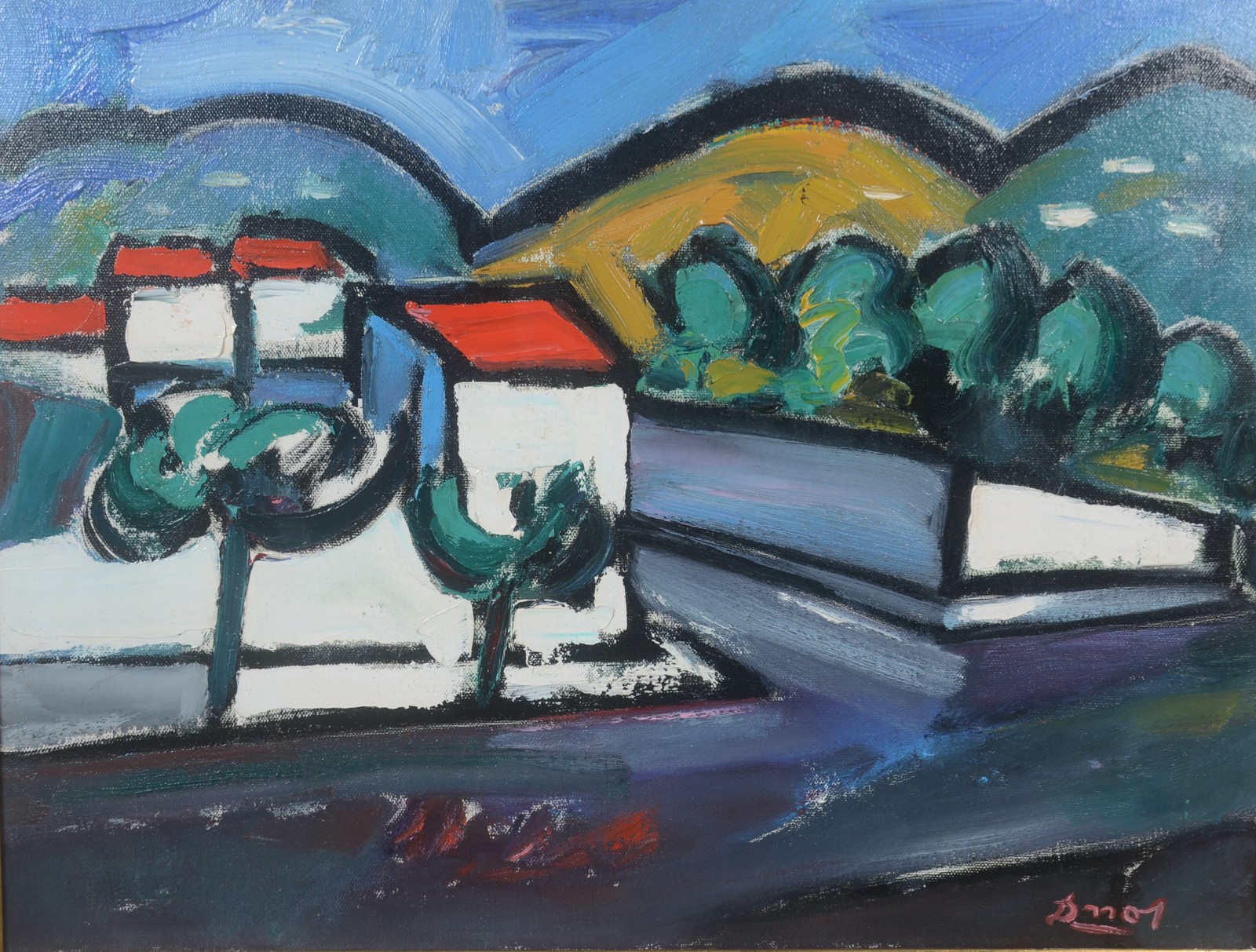 Dnar Rocha (1932-2006), Paisagem de Bairro - foto 1 de 5