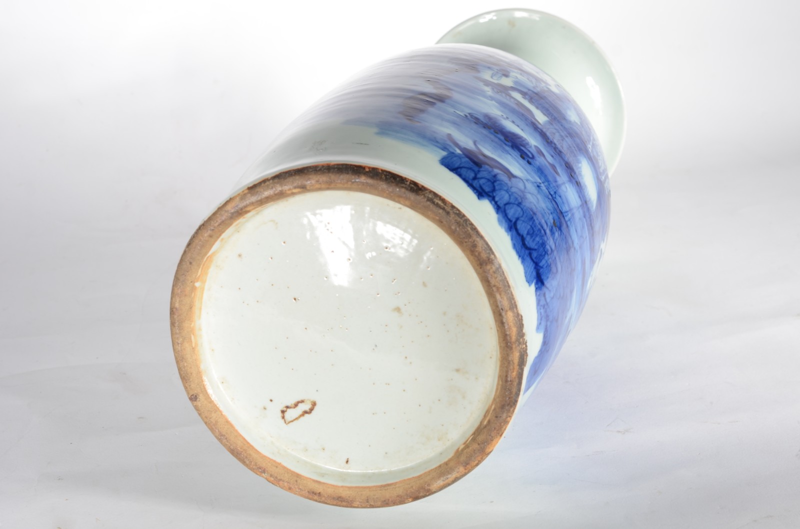 Grande vaso de porcelana chinesa, decorado com paisagem em tons de... - foto 7 de 9