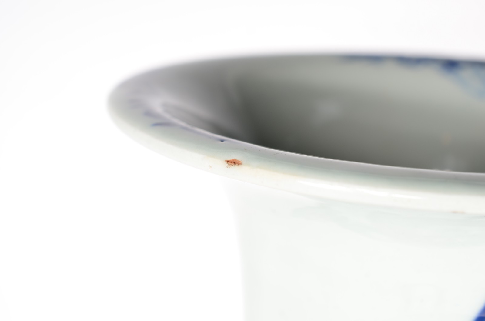 Grande vaso de porcelana chinesa, decorado com paisagem em tons de... - foto 9 de 9