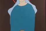 Antonio Maia (1928-2008), Madona com Milagres - Acrílico sobre tela - datado 1983.