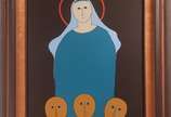 Antonio Maia (1928-2008), Madona com Milagres - Acrílico sobre tela - datado 1983.