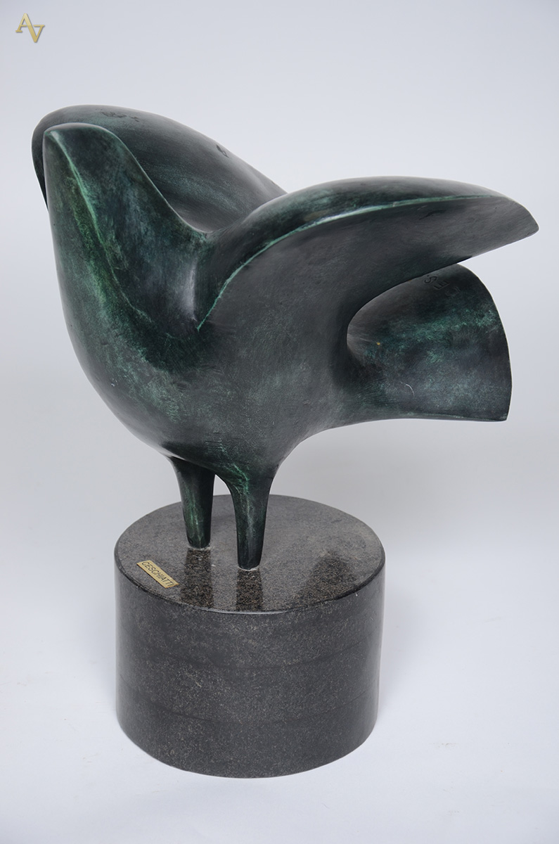 CESCHIATTI (1918 - 1989) - Escultura de bronze patinado representando... - foto 1 de 5