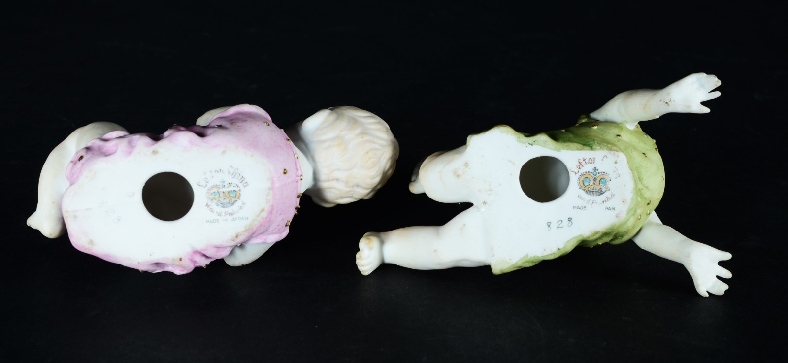 Dois bebês de biscuit japonês policromado. - foto 4 de 6