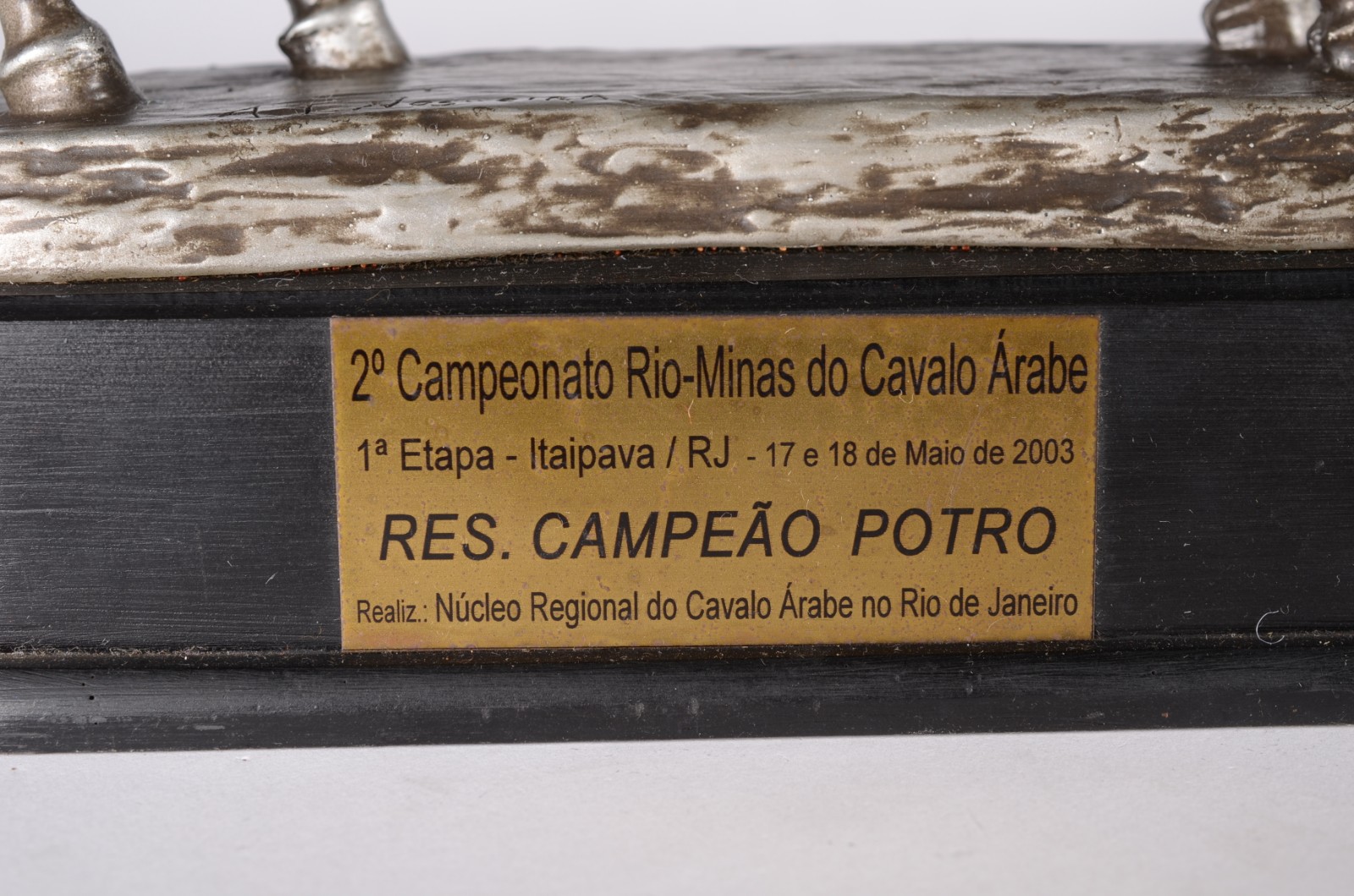 Escultura de resina representando cavalo. - foto 5 de 7