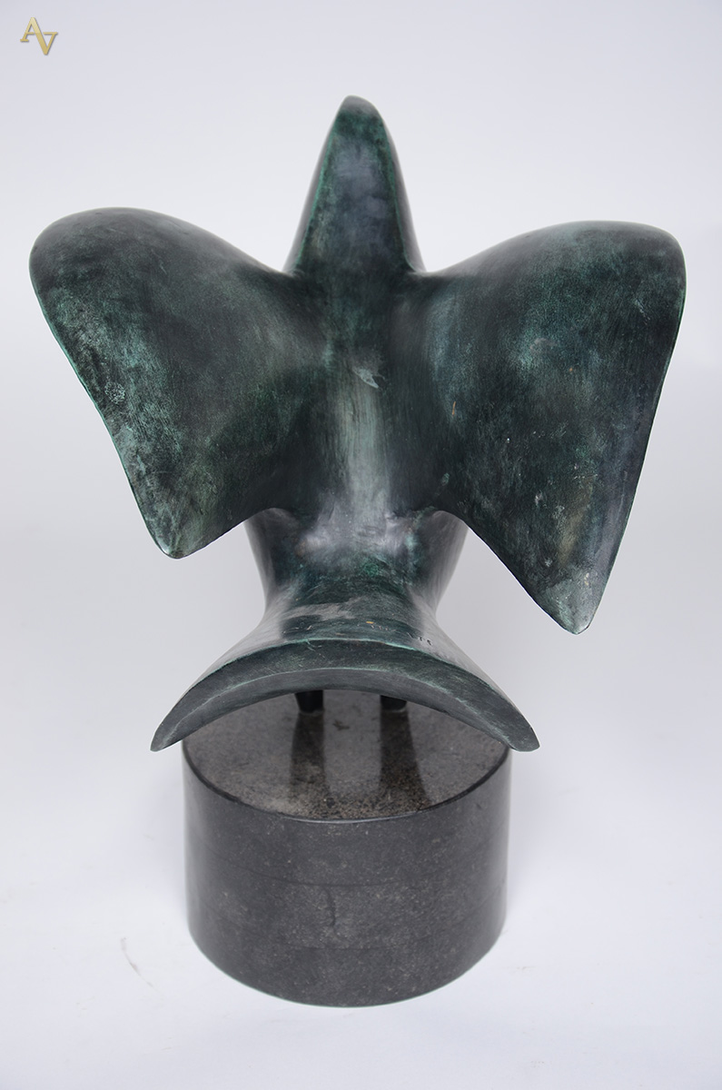 CESCHIATTI (1918 - 1989) - Escultura de bronze patinado representando... - foto 3 de 5