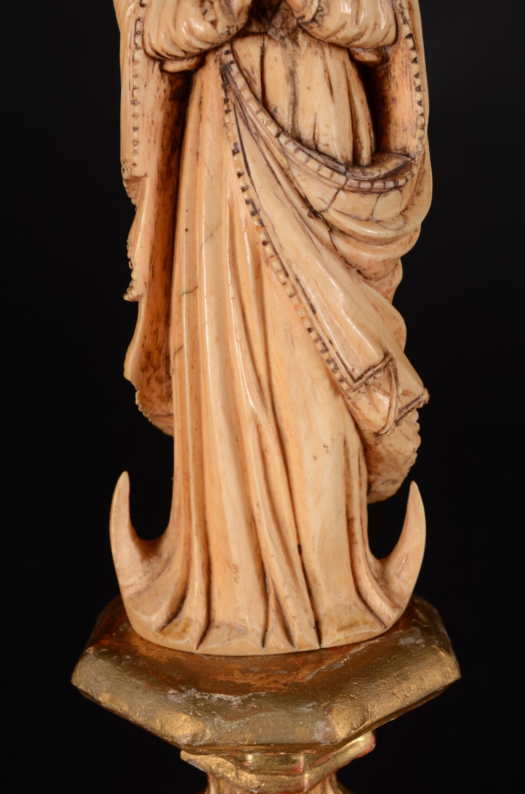 Nossa Senhora da Conceição, escultura indo-portuguesa, do séc. XVIII... - foto 4 de 7