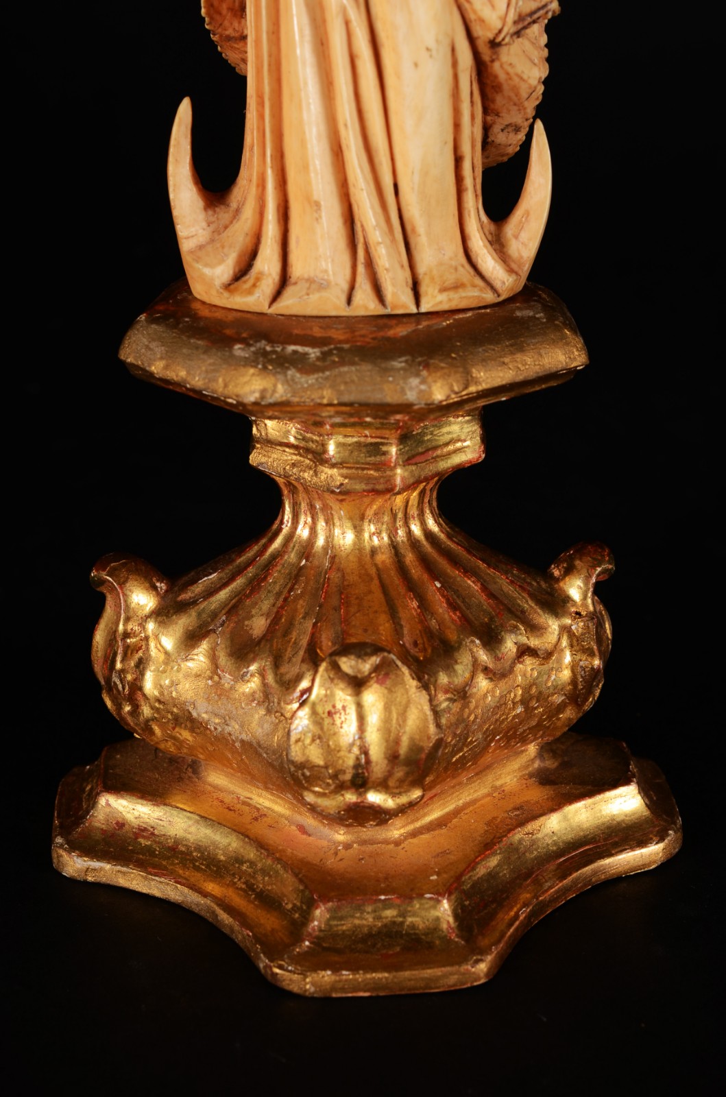 Nossa Senhora da Conceição, escultura indo-portuguesa, do séc. XVIII... - foto 5 de 7