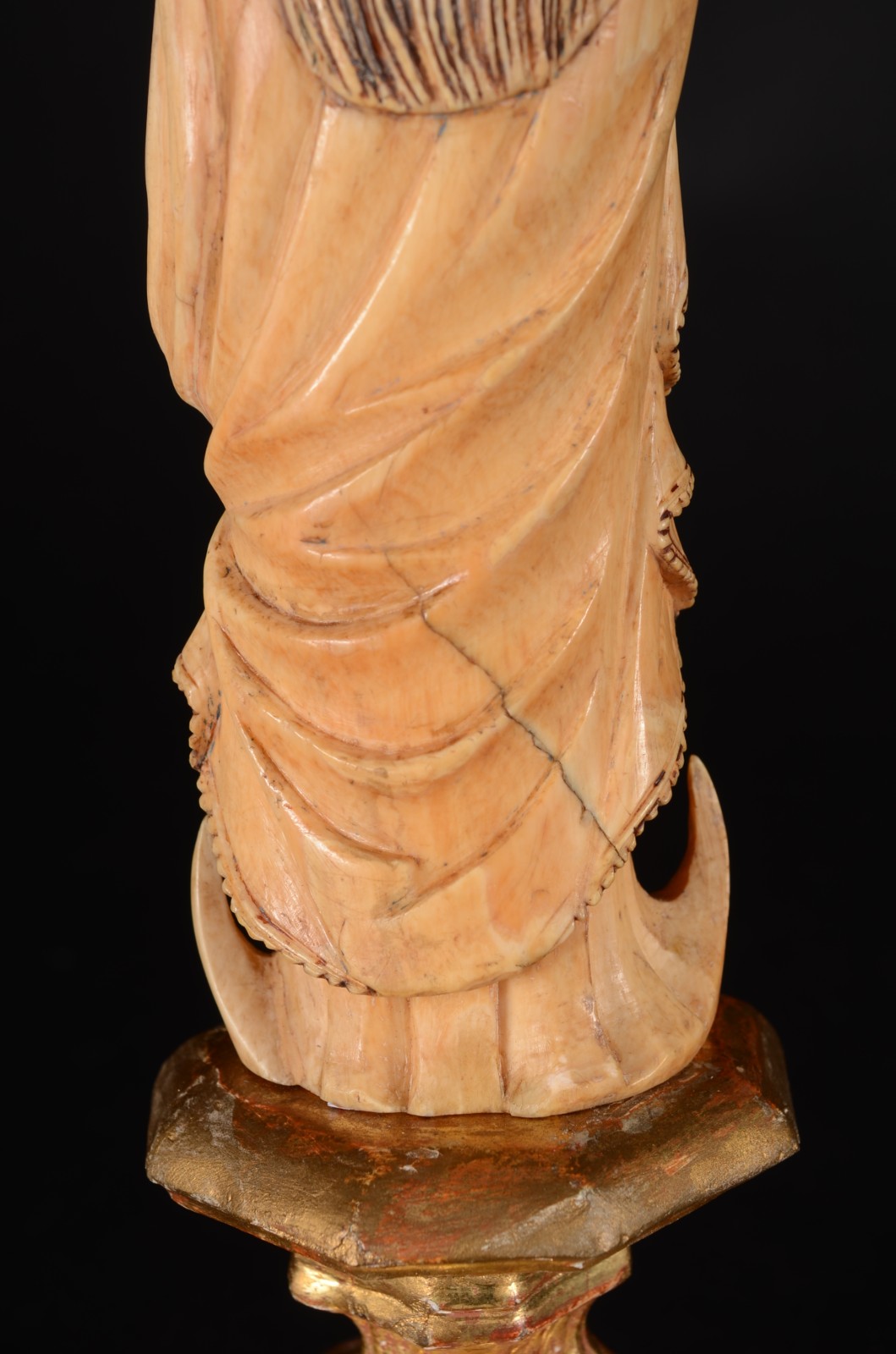 Nossa Senhora da Conceição, escultura indo-portuguesa, do séc. XVIII... - foto 6 de 7