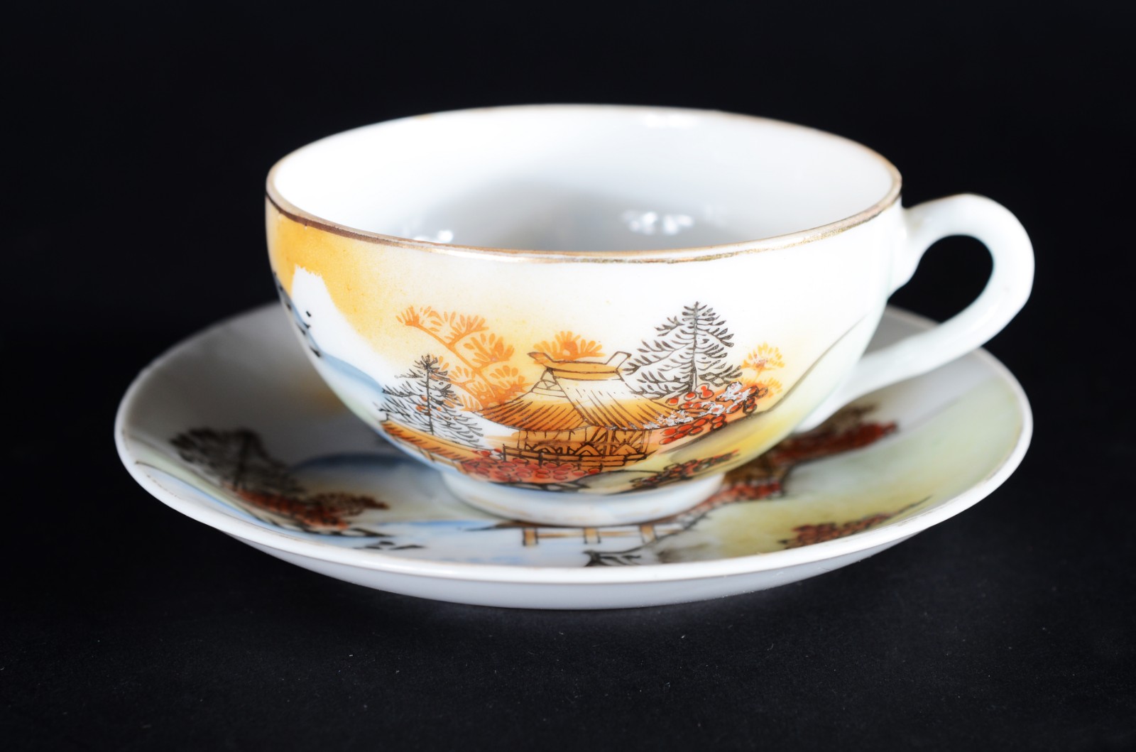 Aparelho de chá de porcelana oriental AFI China, decorado com... - foto 7 de 11