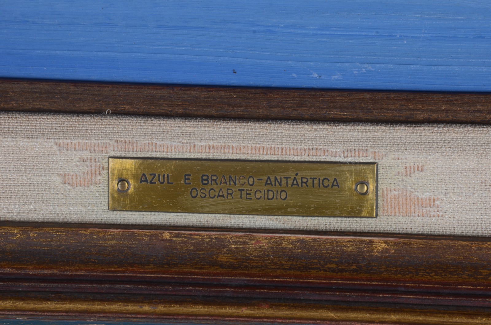 Oscar Tecídio (1926-1995), Azul e Branco - Antártica - foto 6 de 6