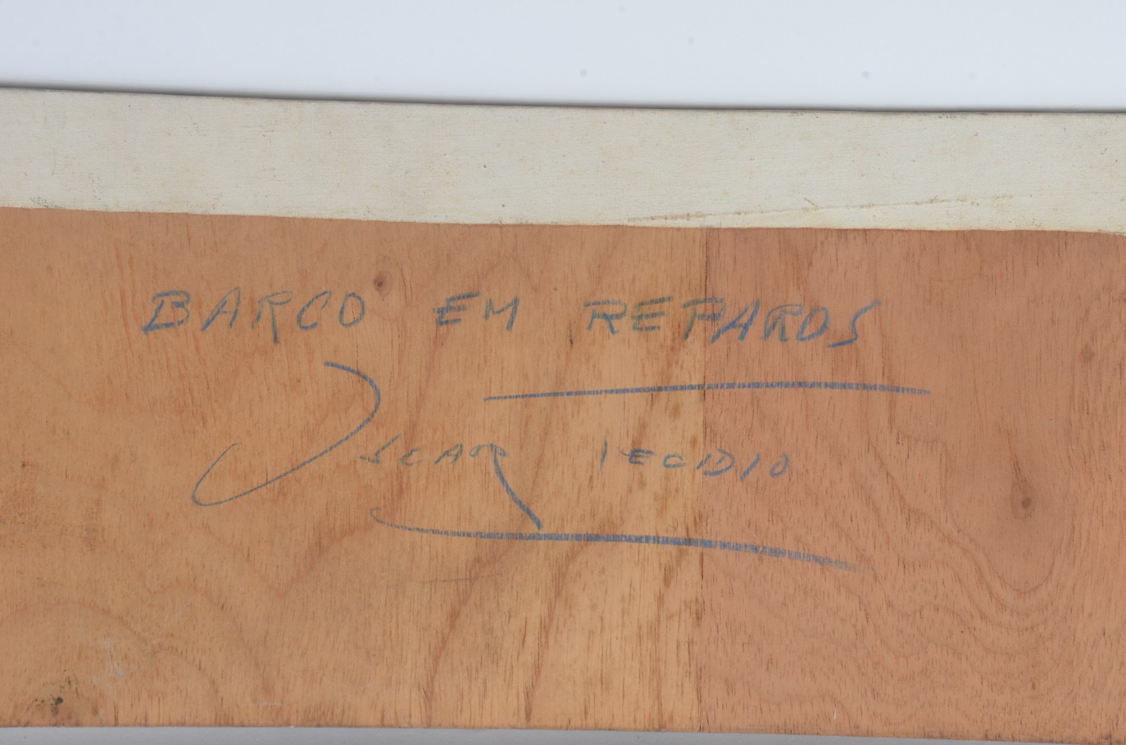 Oscar Tecídio (1926-1995), Barco em Reparos - foto 5 de 5