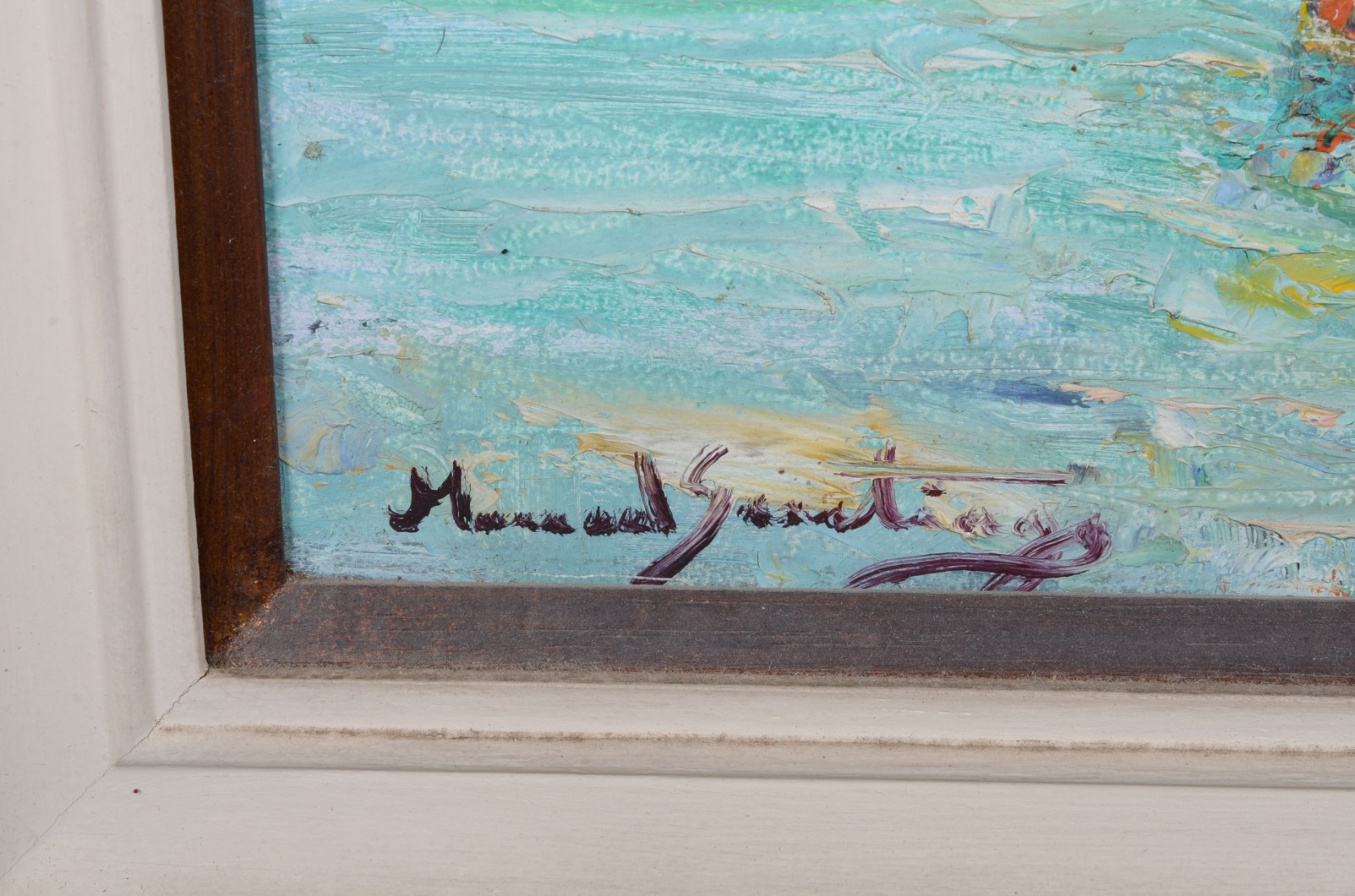 Manoel Santiago (1897-1987), Marinha com barco - foto 3 de 5