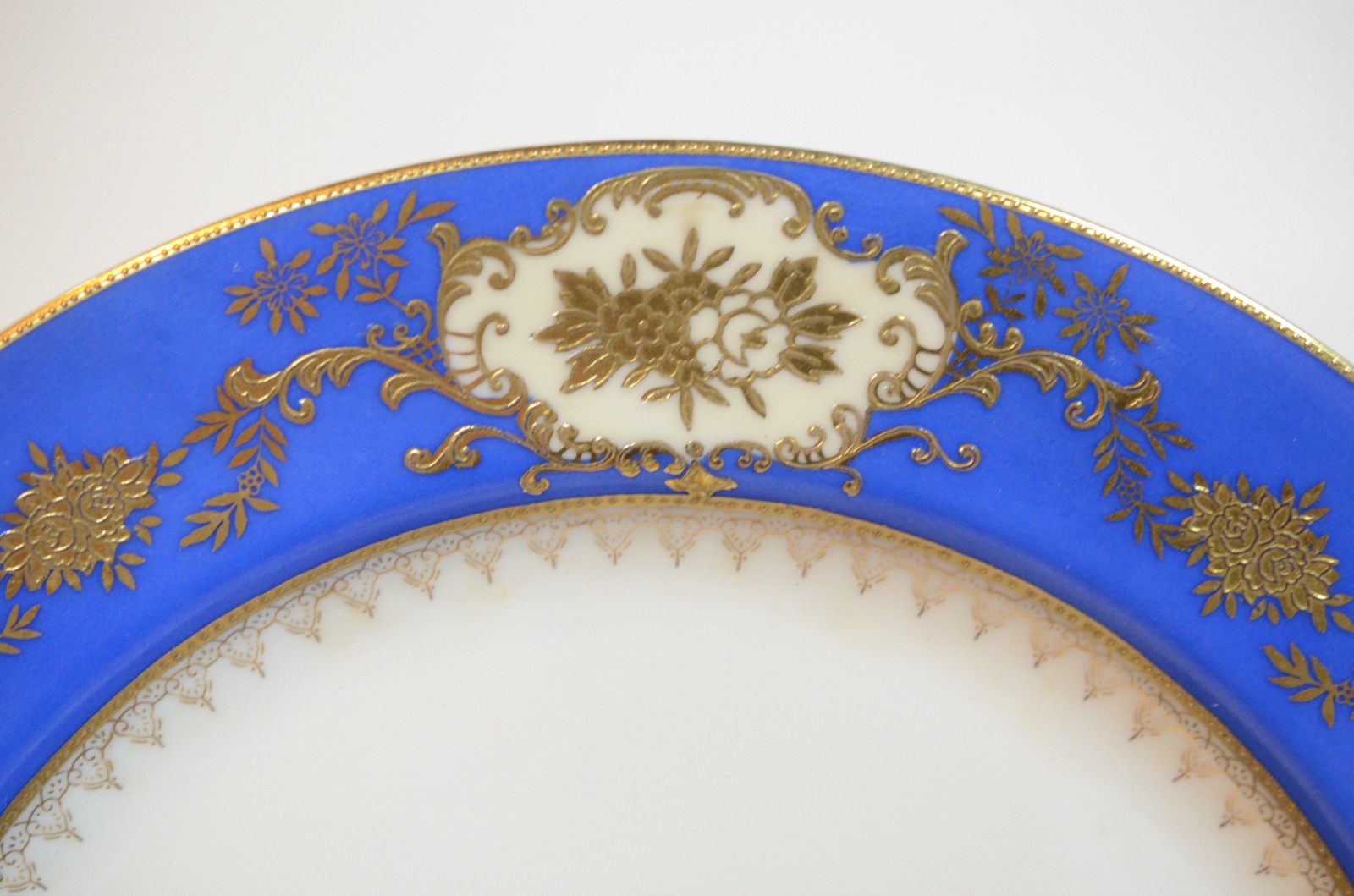 Aparelho de jantar de porcelana japonesa "Jyoto", branca com tarja... - foto 2 de 11