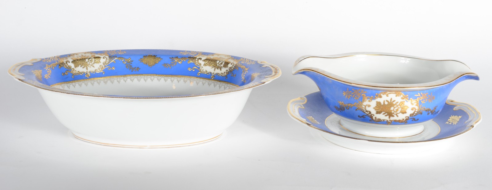 Aparelho de jantar de porcelana japonesa "Jyoto", branca com tarja... - foto 7 de 11