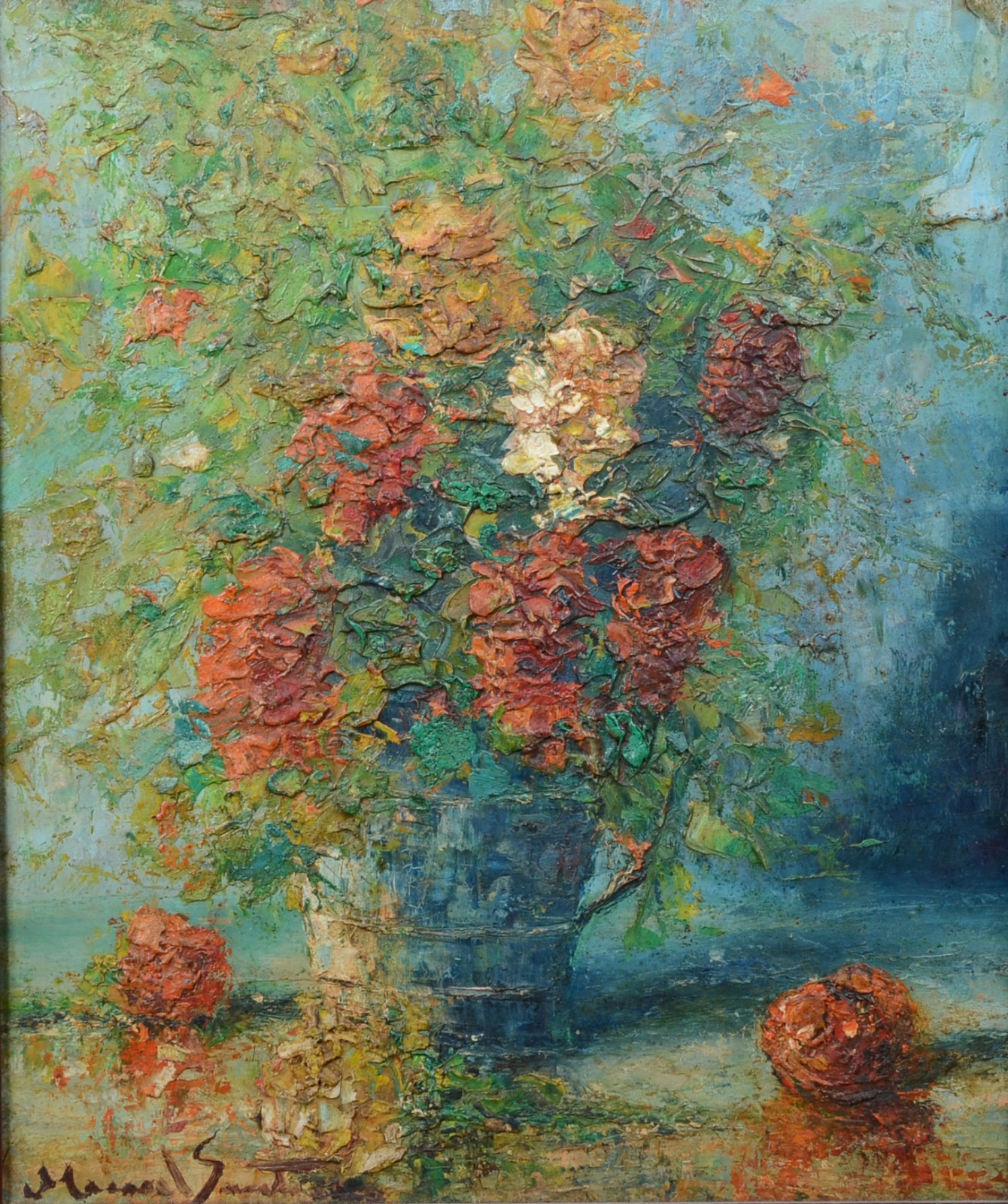 Manoel Santiago (1897-1987), Vaso de Flores - foto 1 de 5