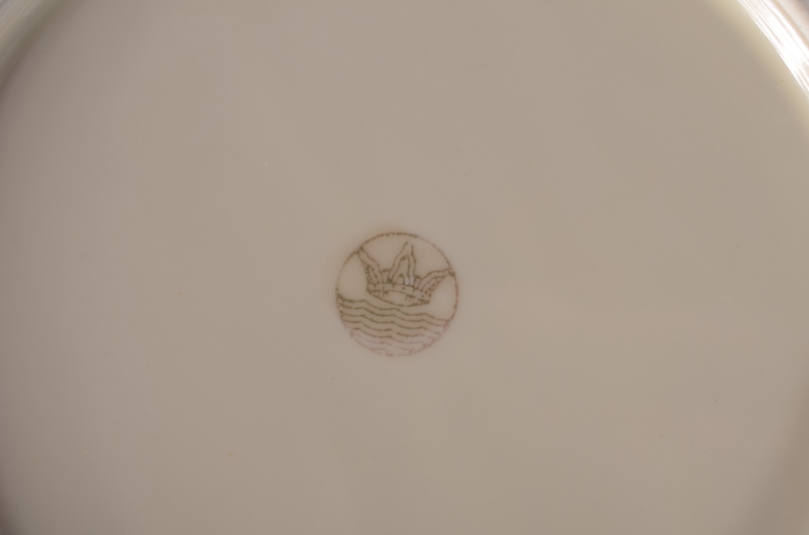 Aparelho de jantar de porcelana tcheca na cor bege com delicada... - foto 11 de 11