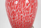 Vaso murano vermelho - Vaso murano vermelho