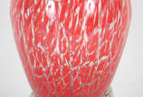 Vaso murano vermelho - Vaso murano vermelho