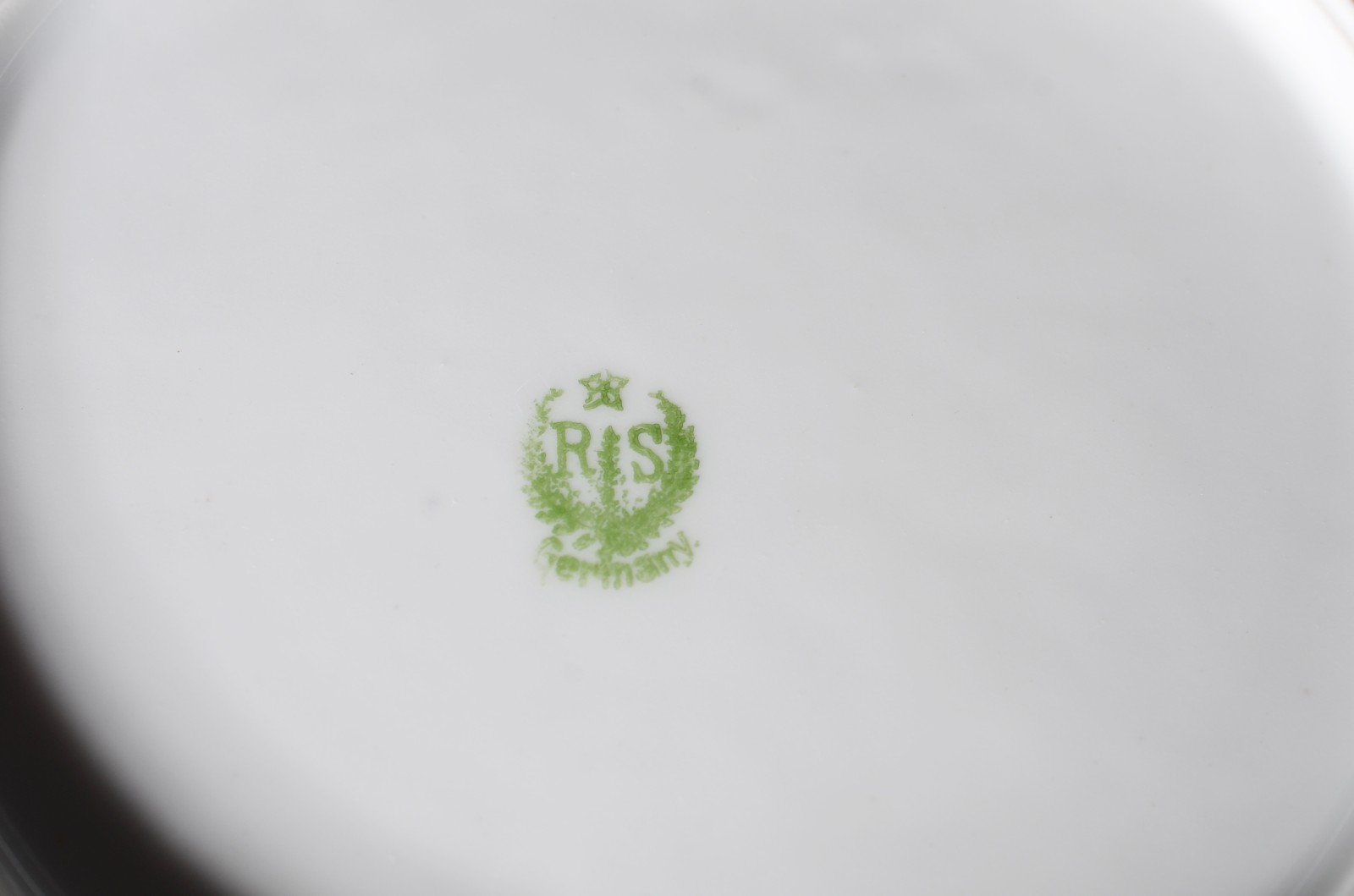 Serviço de chá de porcelana alemã RS, decorado com flores amarelas ao... - foto 6 de 11