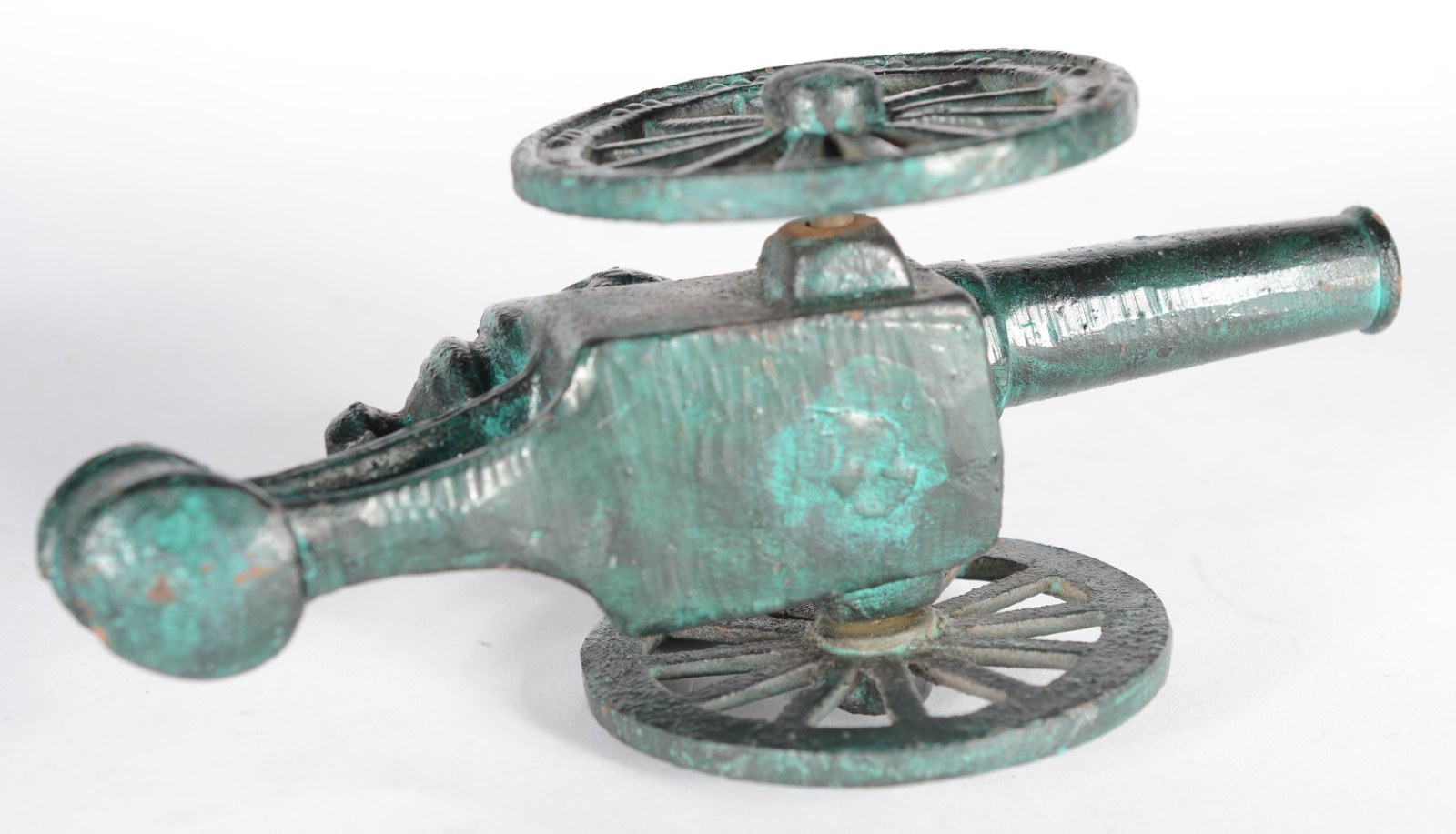 Miniatura de canhão de bronze patinado. - foto 4 de 5