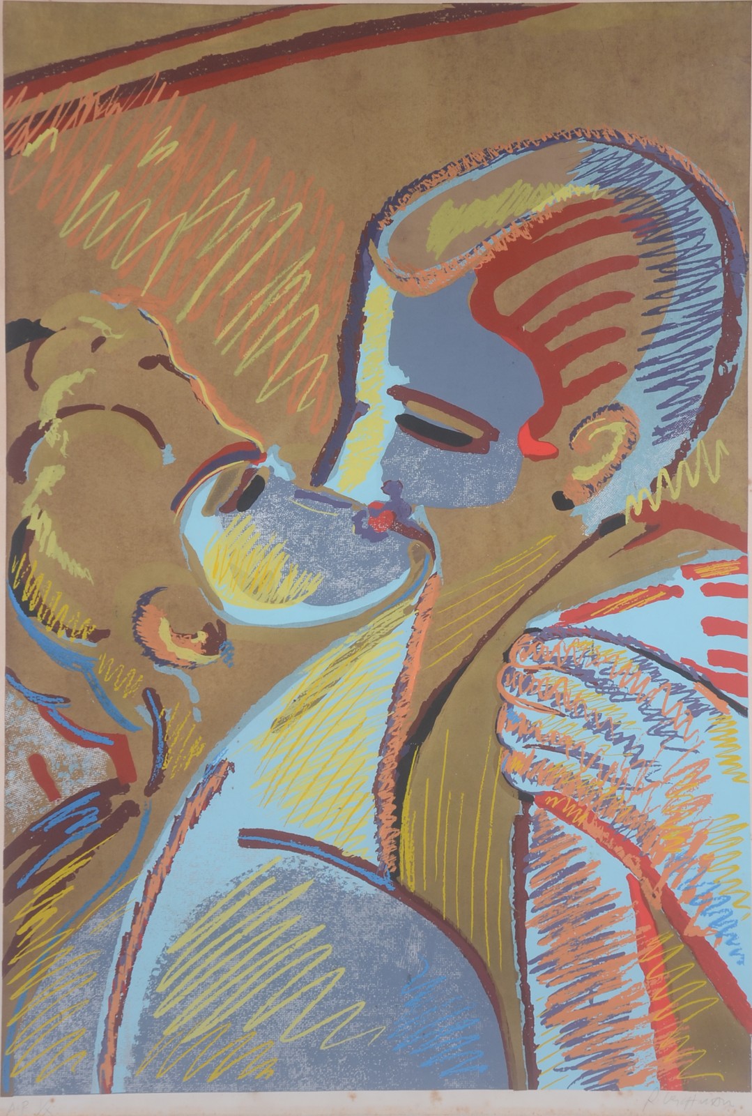  Rubens Gerchman (1942-2008), Beijo - foto 1 de 5