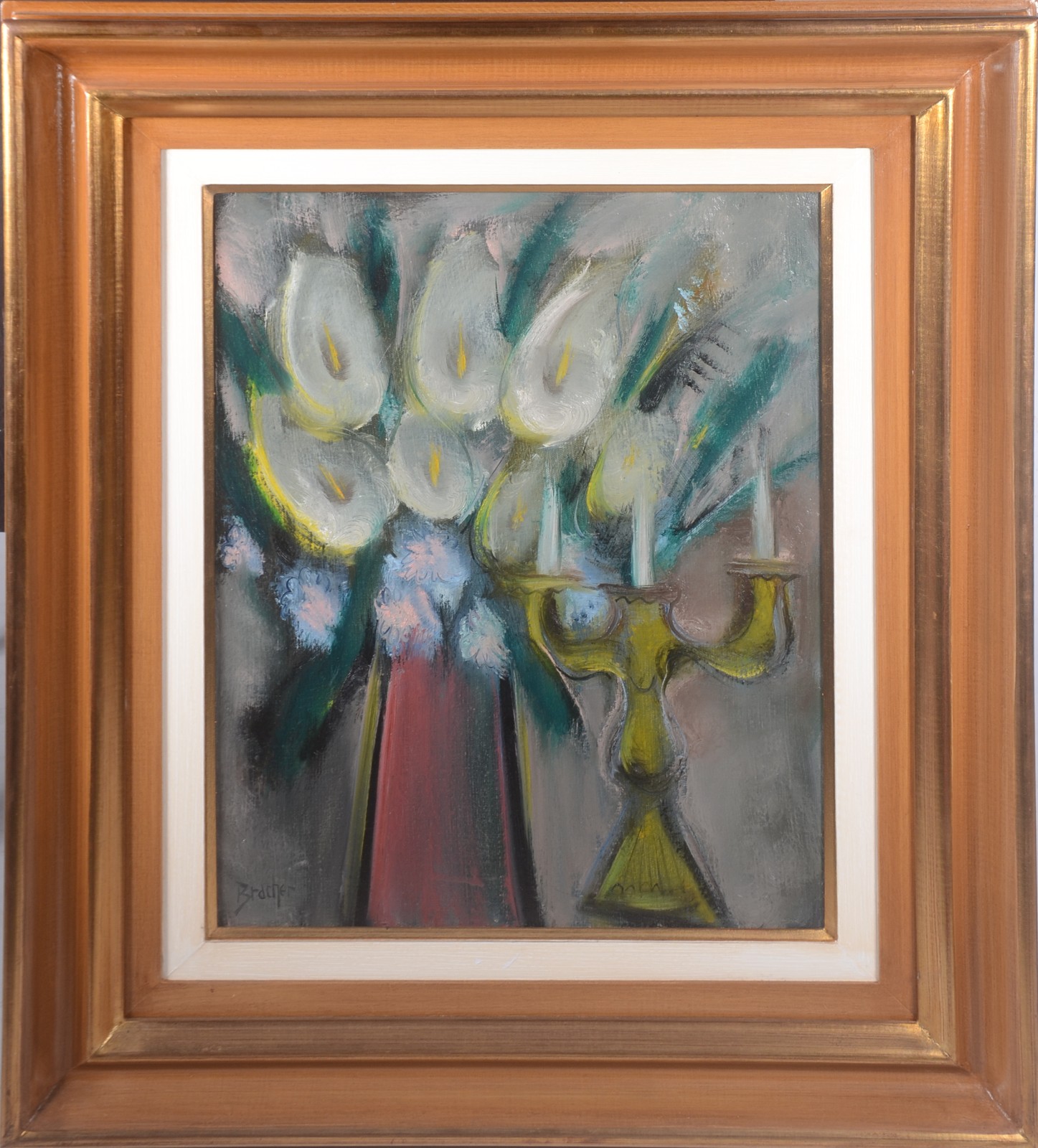 Carlos Bracher (1940), Flores e Castiçal - foto 2 de 5