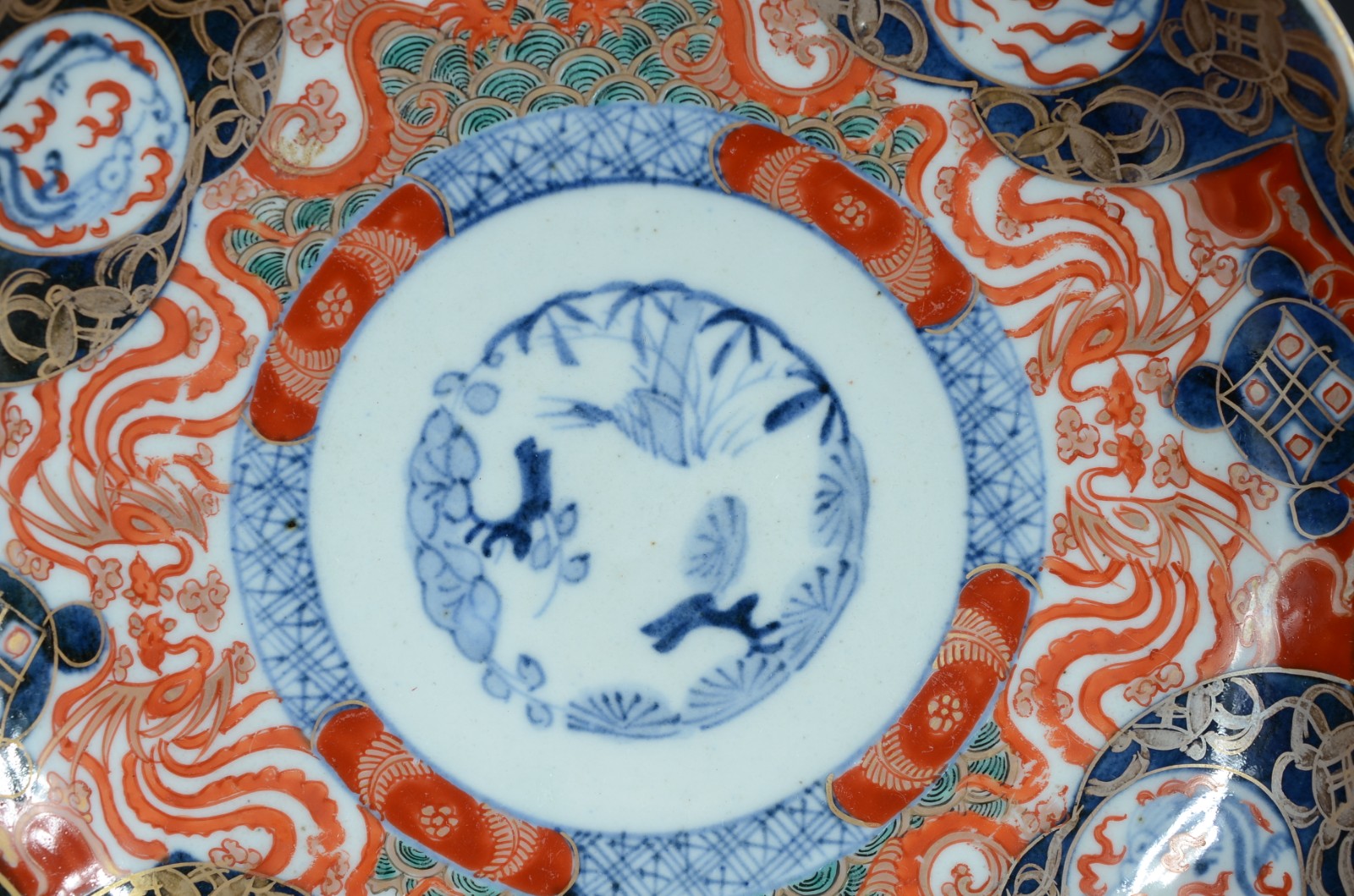 Prato de porcelana japonesa Imari. - foto 2 de 6