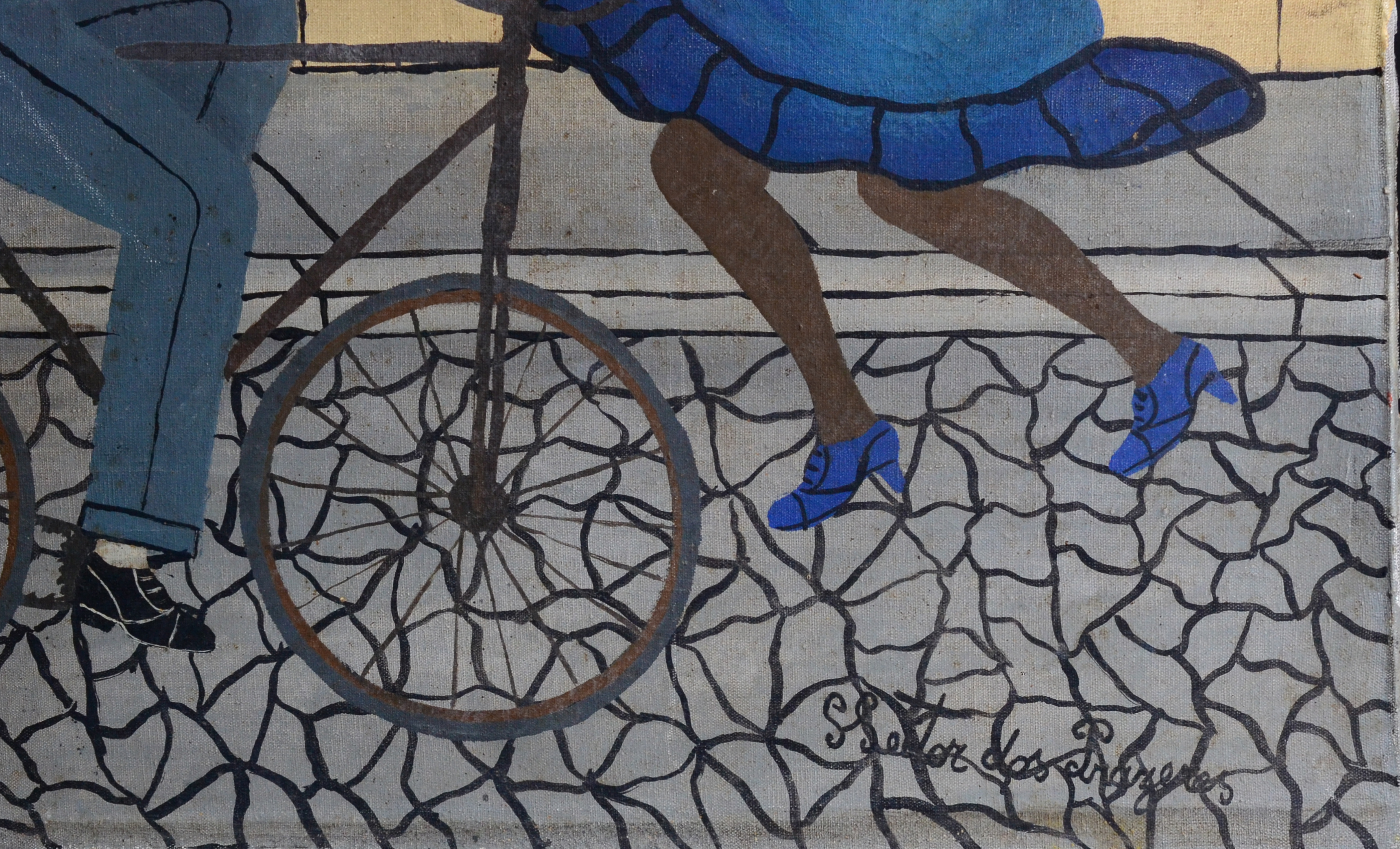 Heitor dos Prazeres (1898-1966), FIGURA DE BICICLETA - foto 2 de 3
