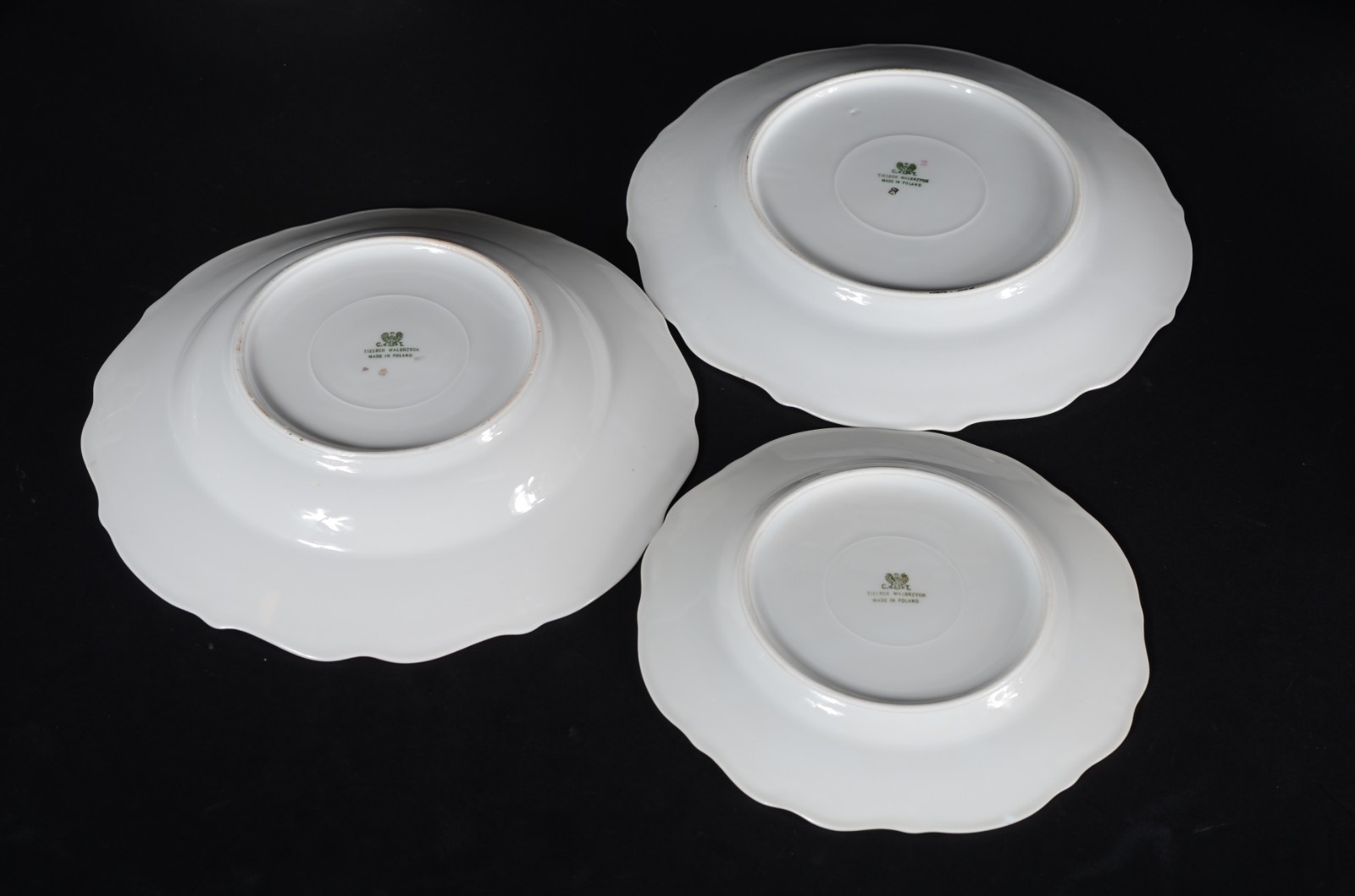 Aparelho de jantar de porcelana polonesa, decoração floral em... - foto 6 de 10